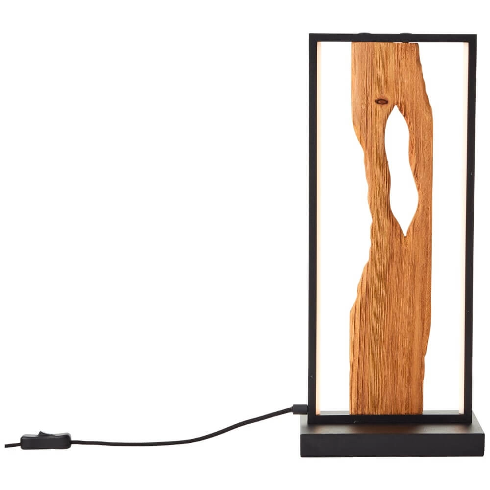 Led tafellamp Chaumont met hout Brilliant 4004353411793