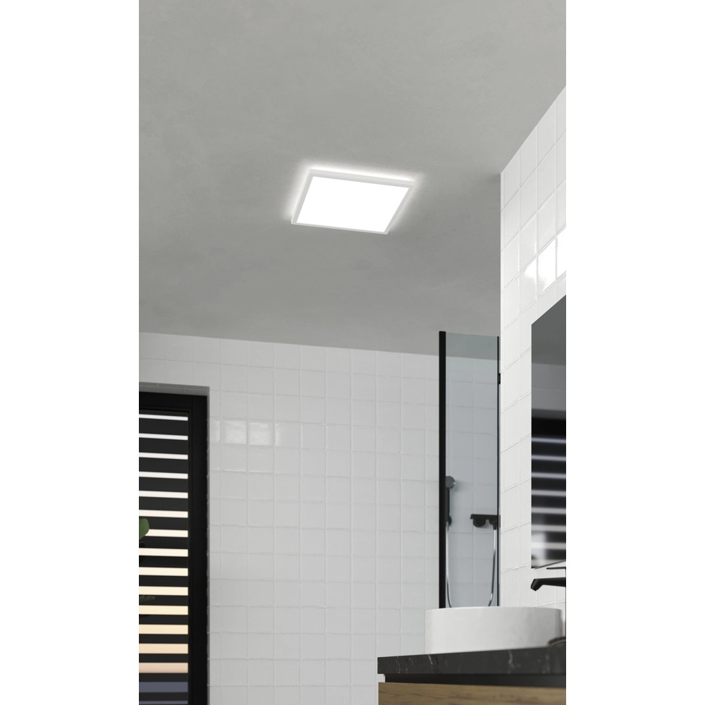 Badkamer plafondlamp Rovito vierkant - wit - 39x39cm Eglo 9008606329953