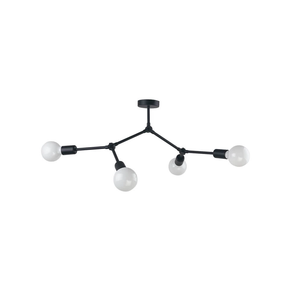Zwarte plafondlamp Twig