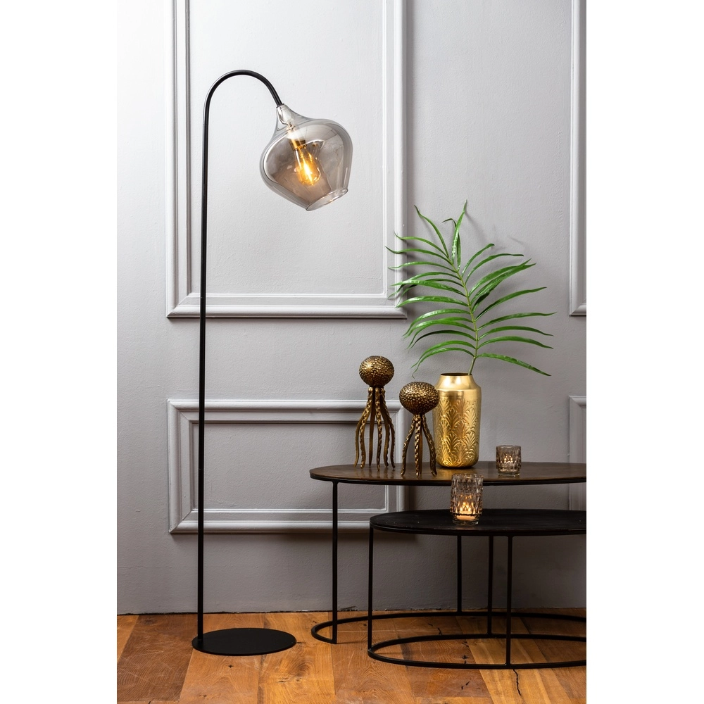 Vloerlamp Rakel zwart Light & Living 8717807303204