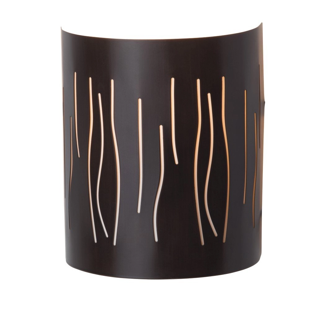 Donkerbruine wandlamp Kinley Brilliant 4004353197215