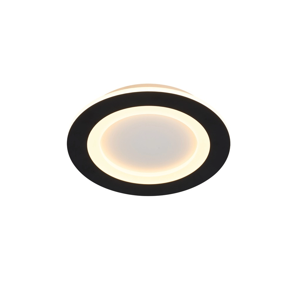 Plafonniere Ringo Ø 39cm zwart
