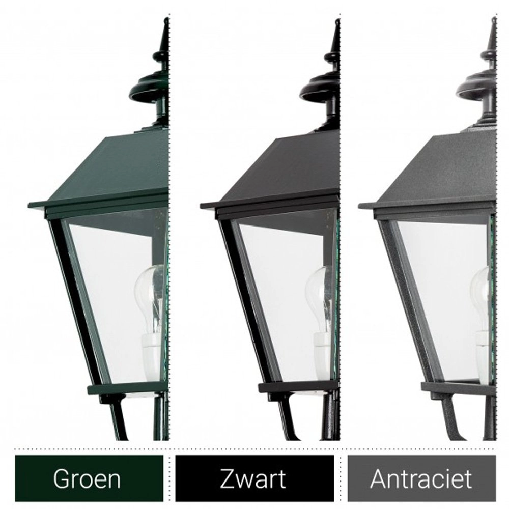 Nostalgische tuinlamp Elbe zwart KS verlichting 8714732500241