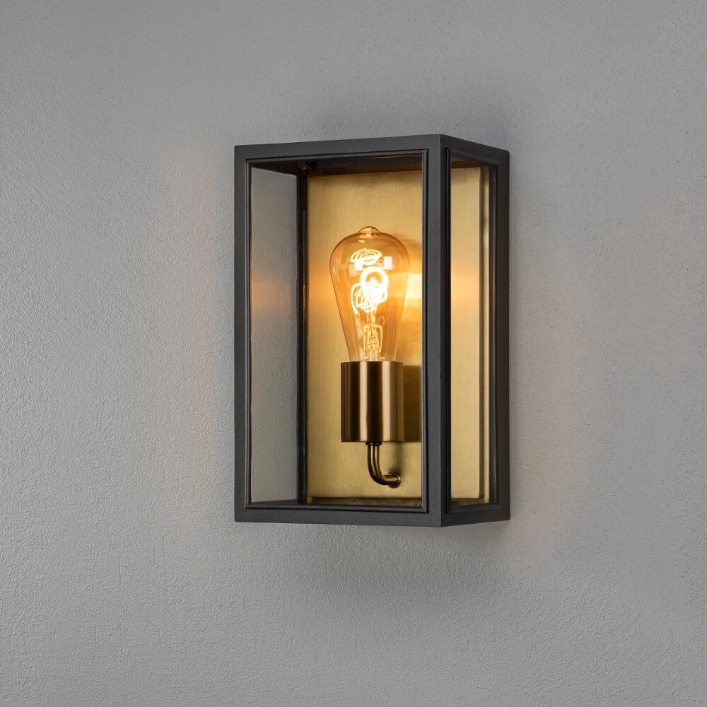 Buitenlamp Carpi zwart met goud KonstSmide 7318303477584