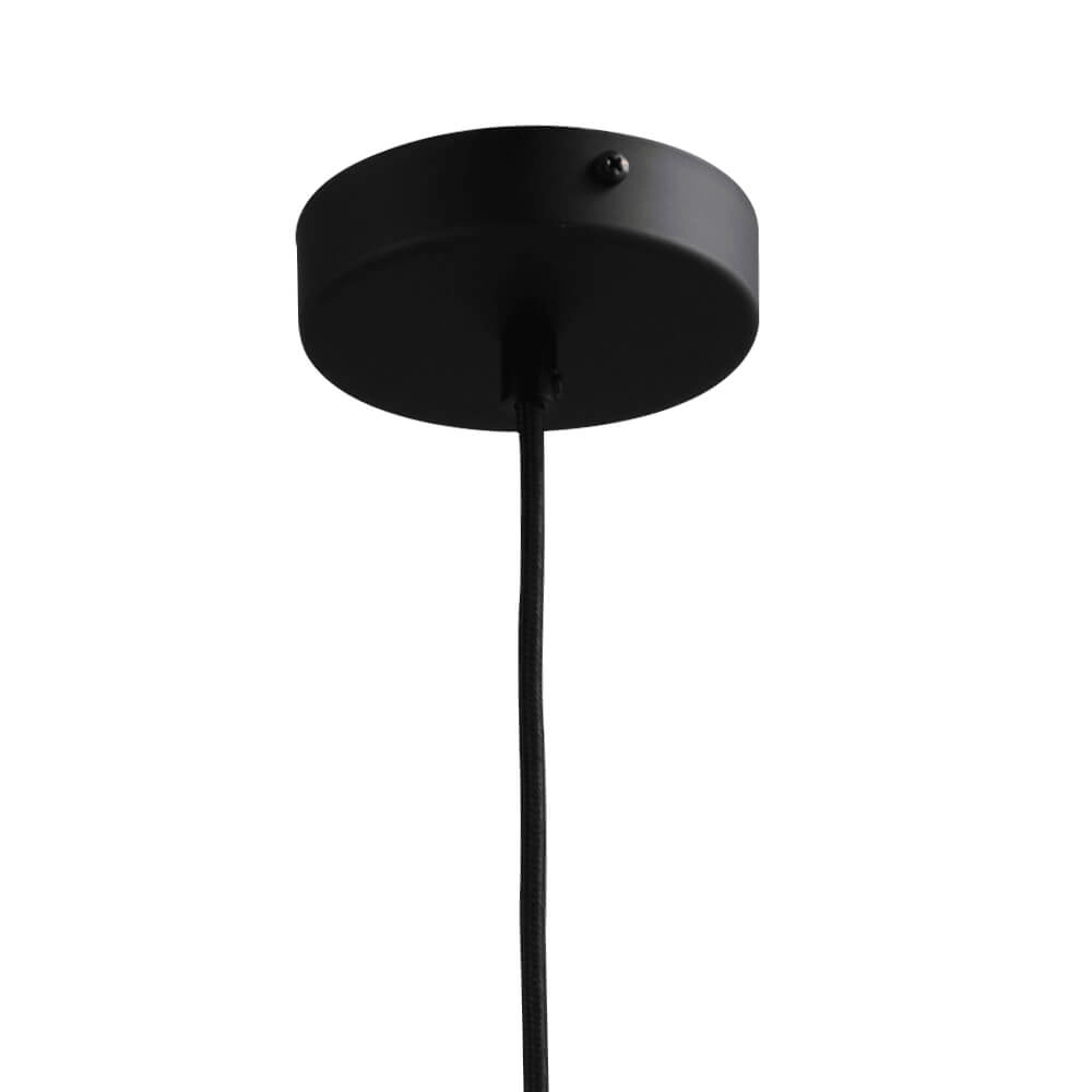 Hanglamp Ø 20cm Bella 2 Zwart met goud glas Masterlight 8718121334295