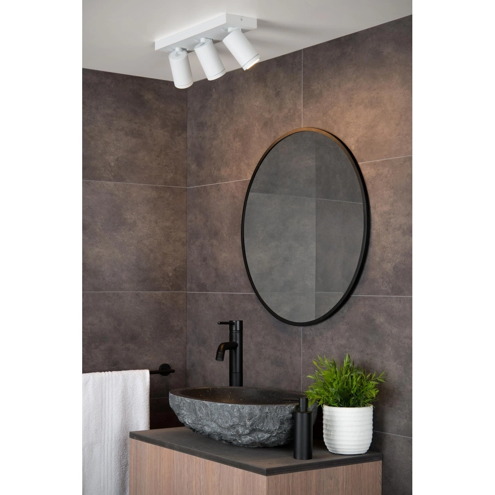 Plafondspot Taylor IP44 3-lichts wit Lucide 5411212092663