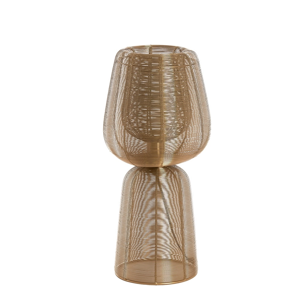 Tafellamp Aboso goud Ø 24cm Light & Living 8717807701635