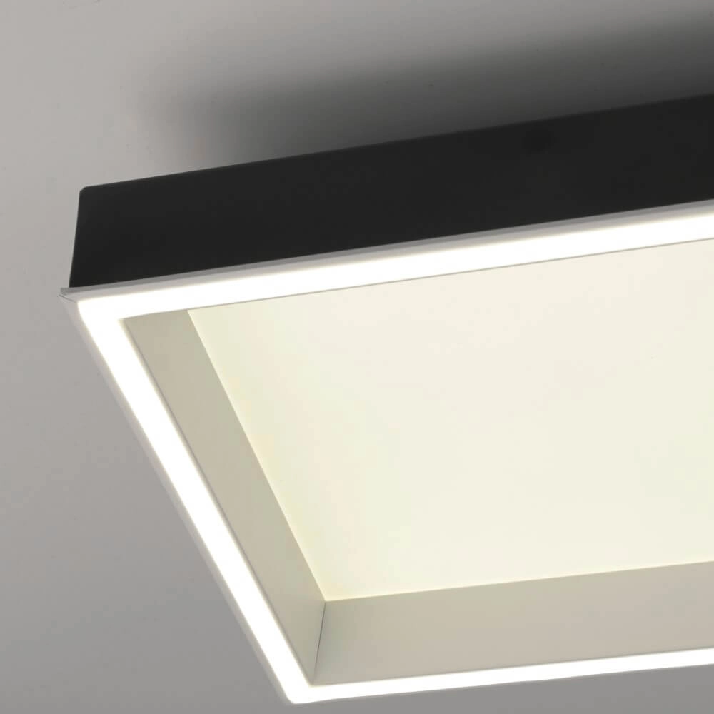 Zwarte plafondlamp Q-Magong rechthoekig Paul Neuhaus 4012248384626
