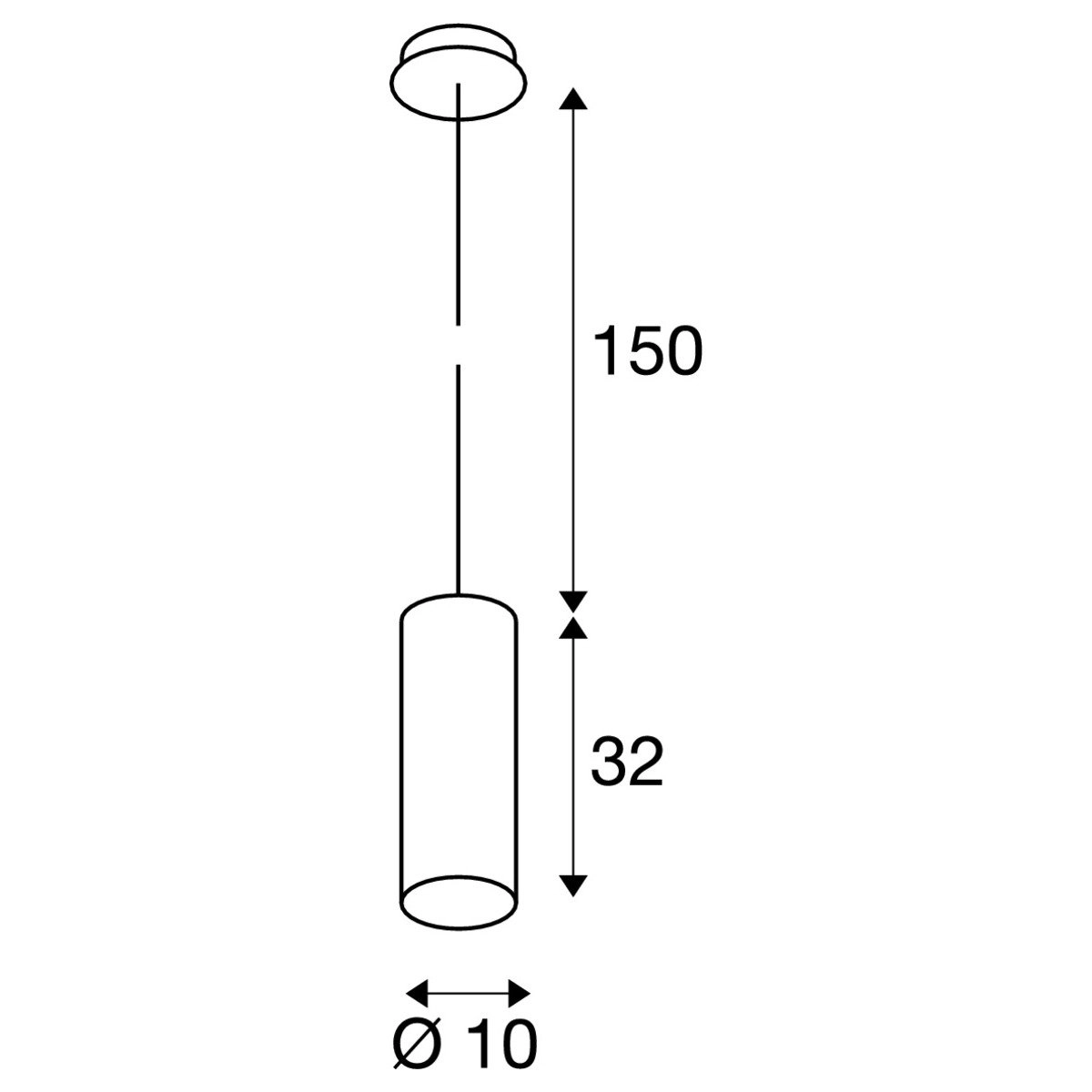 Hanglamp Enola pendel wit SLV 4024163121620