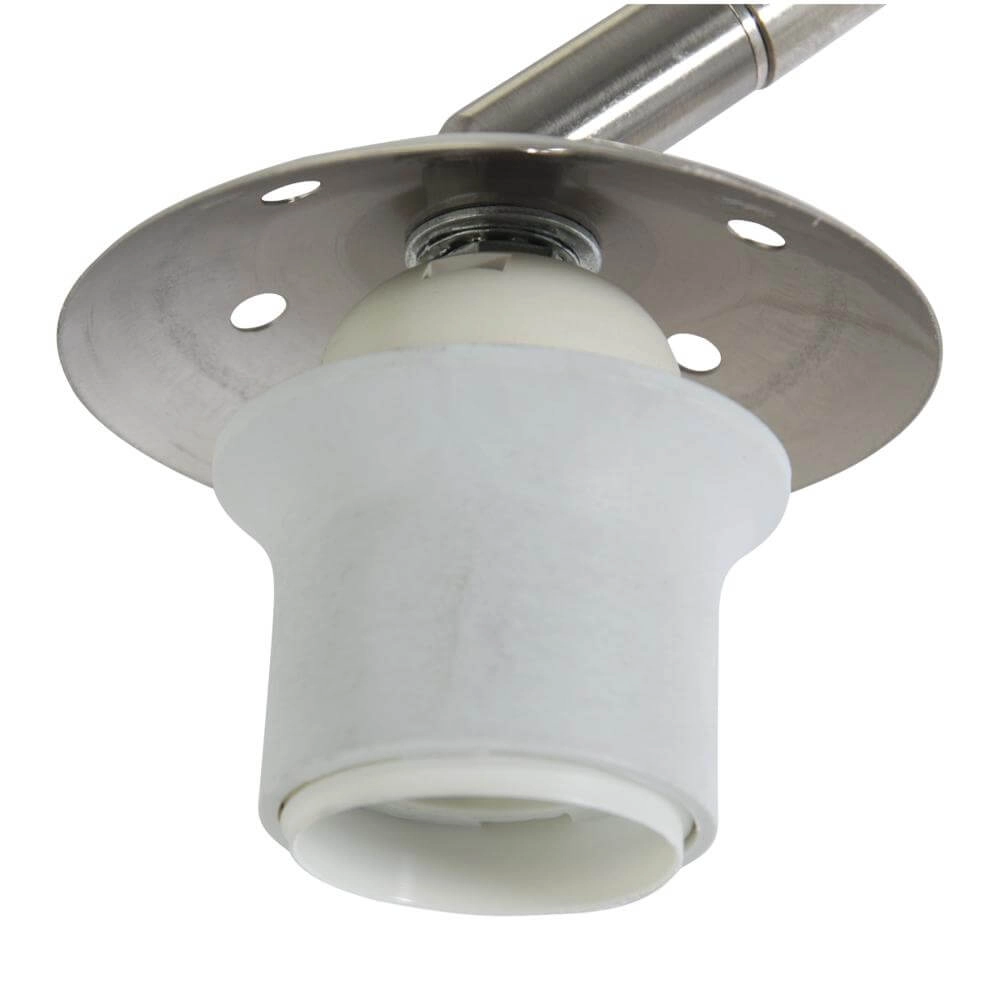 Booglamp Sparkled Light metaal met witte kap Steinhauer 8712746173116