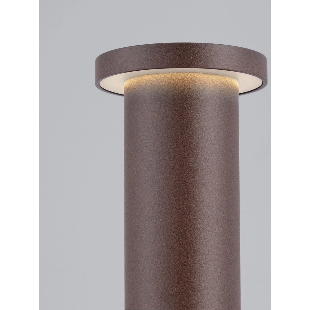 Moderne padverlichting Bast roestbruin 65cm - 2700K