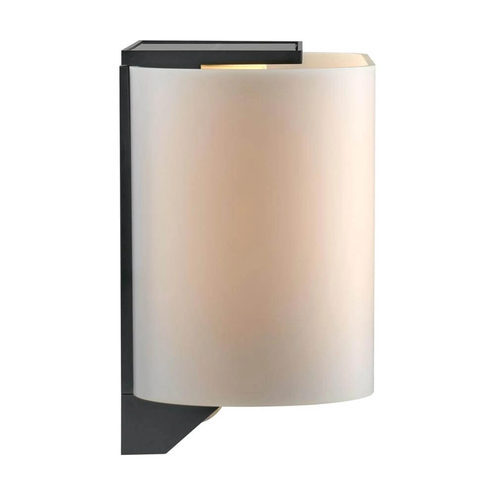Solar wandlamp Piola zwart met wit Nordlux 5704924017537