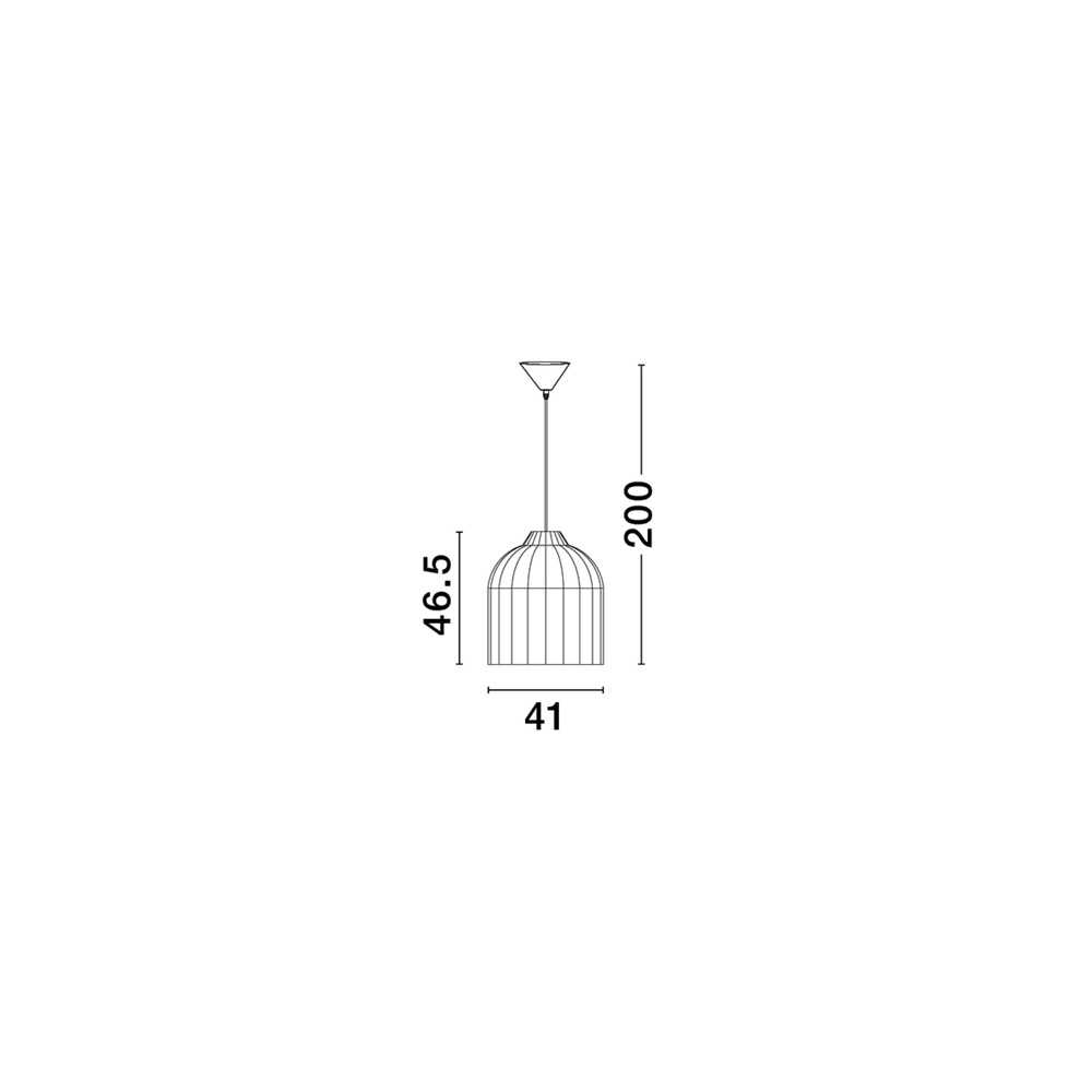 Hanglamp Bola scandinavisch Ø 42,5cm Lyora 5212017452979