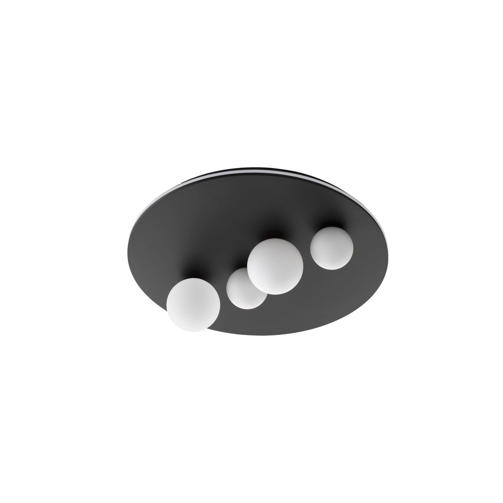 Design plafondlamp Velna zwart Ø 62,2cm Lyora 5212017440242