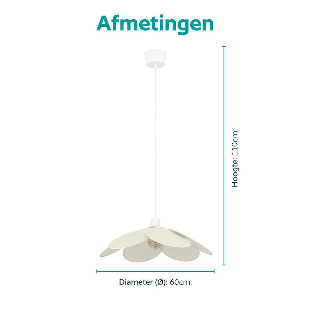 Hanglamp Binacua wit Ø 60cm Eglo 9008606405794