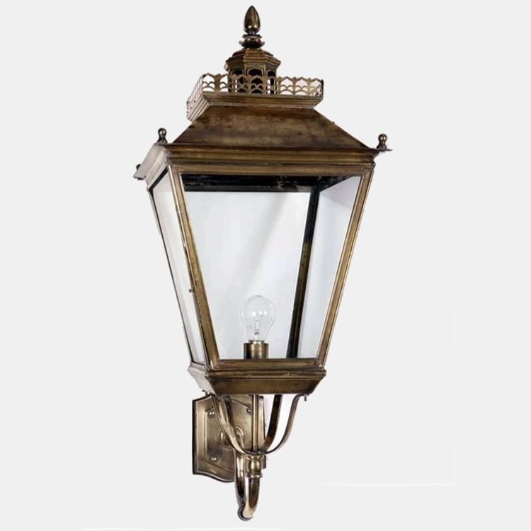 Landelijke buitenlamp Large Chateau handgemaakt - koper gevlamd (AB) Limehouse 8716803507029
