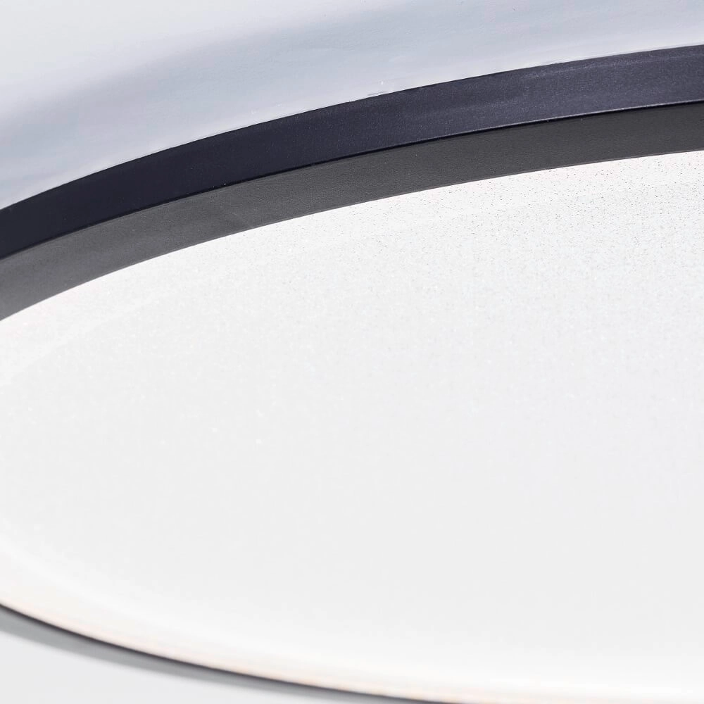 Plafondlamp Mosako zwart L Brilliant 4004353426445