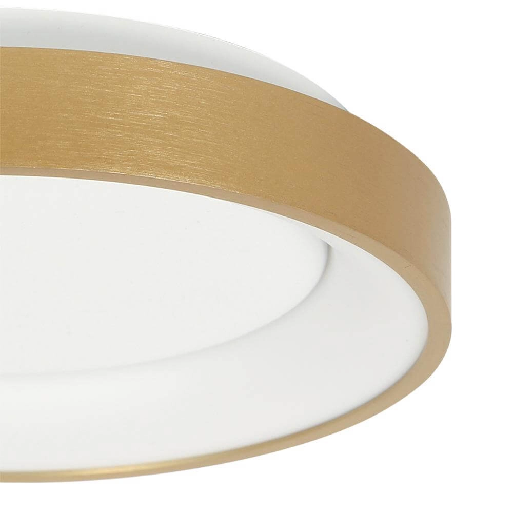 Plafondlamp Ringlede design goud Ø 38cm Steinhauer 8712746171945