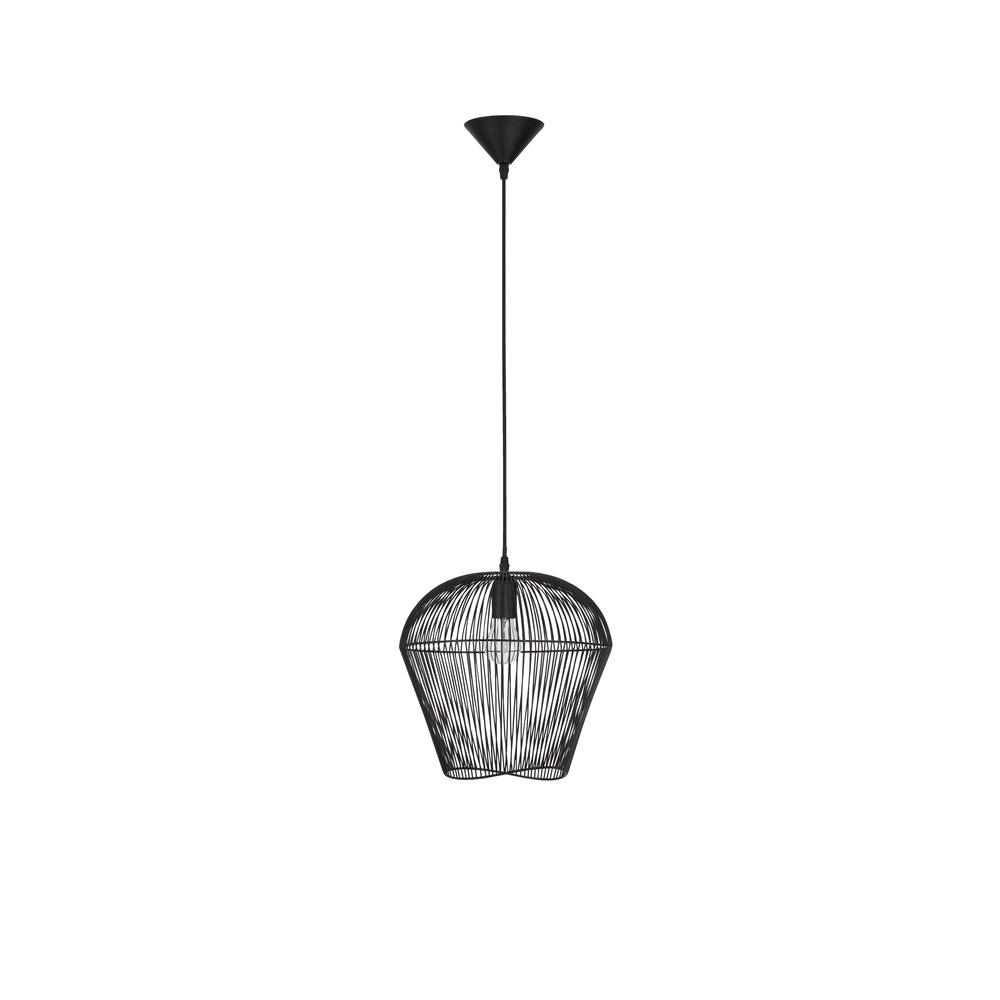 Bohemian hanglamp Bredo Ø 31,5cm zwart Lyora 5212017438911