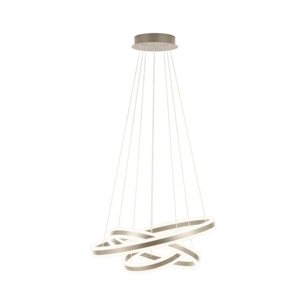 Design hanglamp Tonarella 3-rings champagne