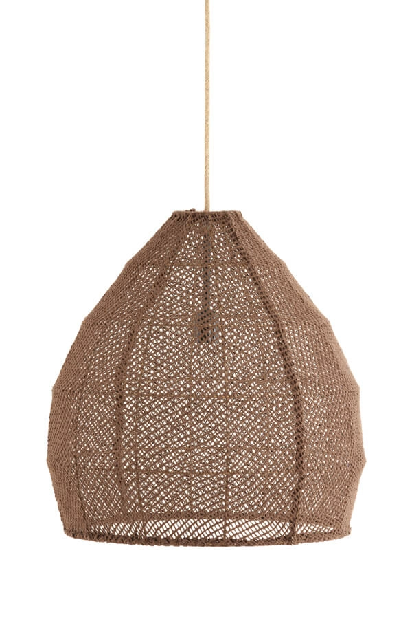 Japandi hanglamp Makassar bruin Ø 50cm Light & Living 8717807706463