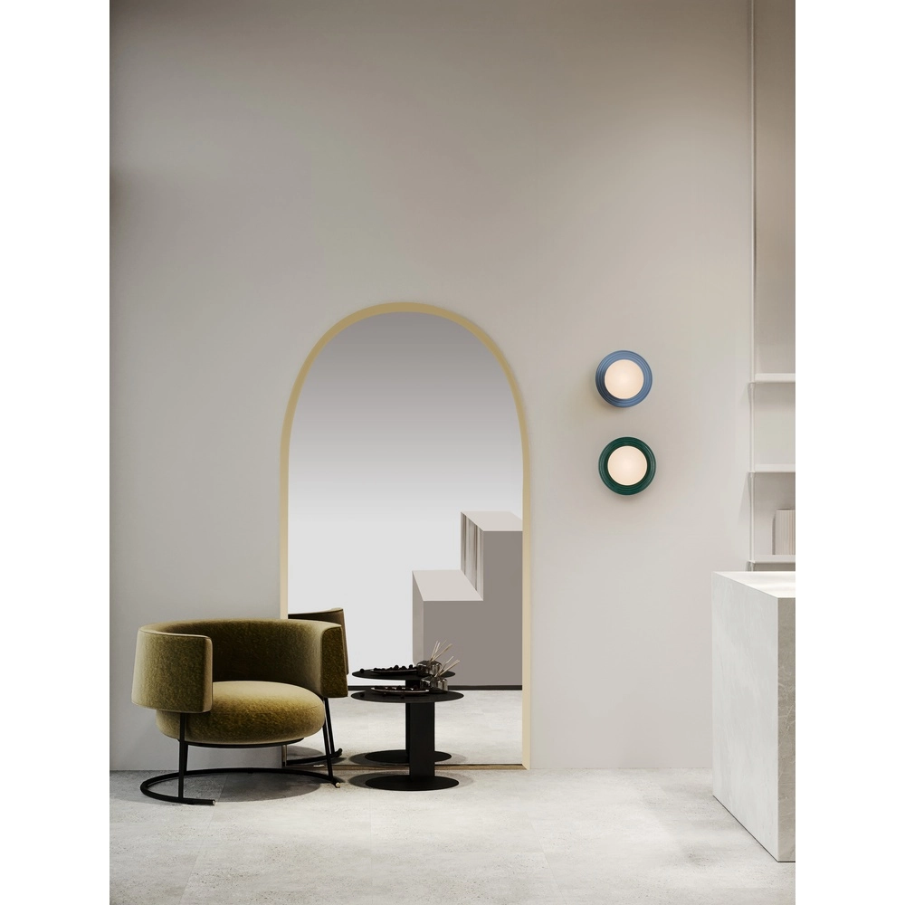 Wandlamp Orbique lichtblauw Ø 22cm Lyora 5212017483867
