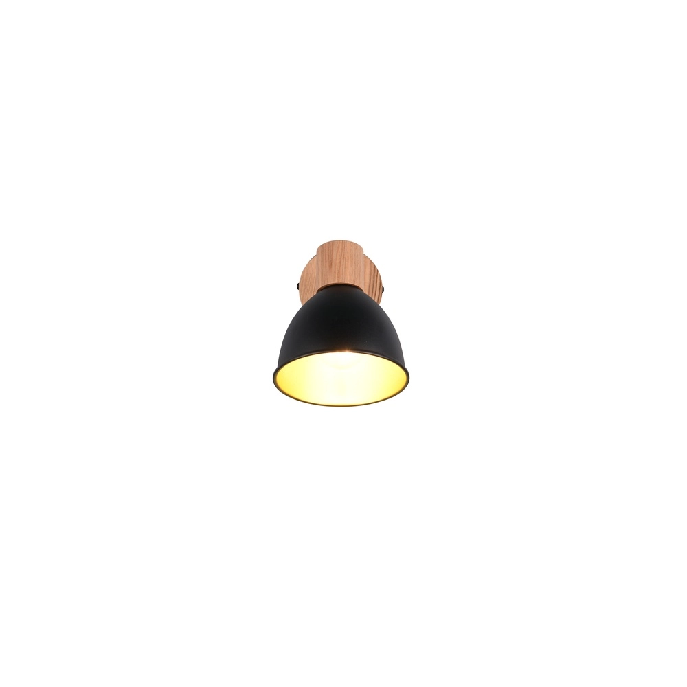 Plafondlamp Delume enkel zwart Trio 4017807672237