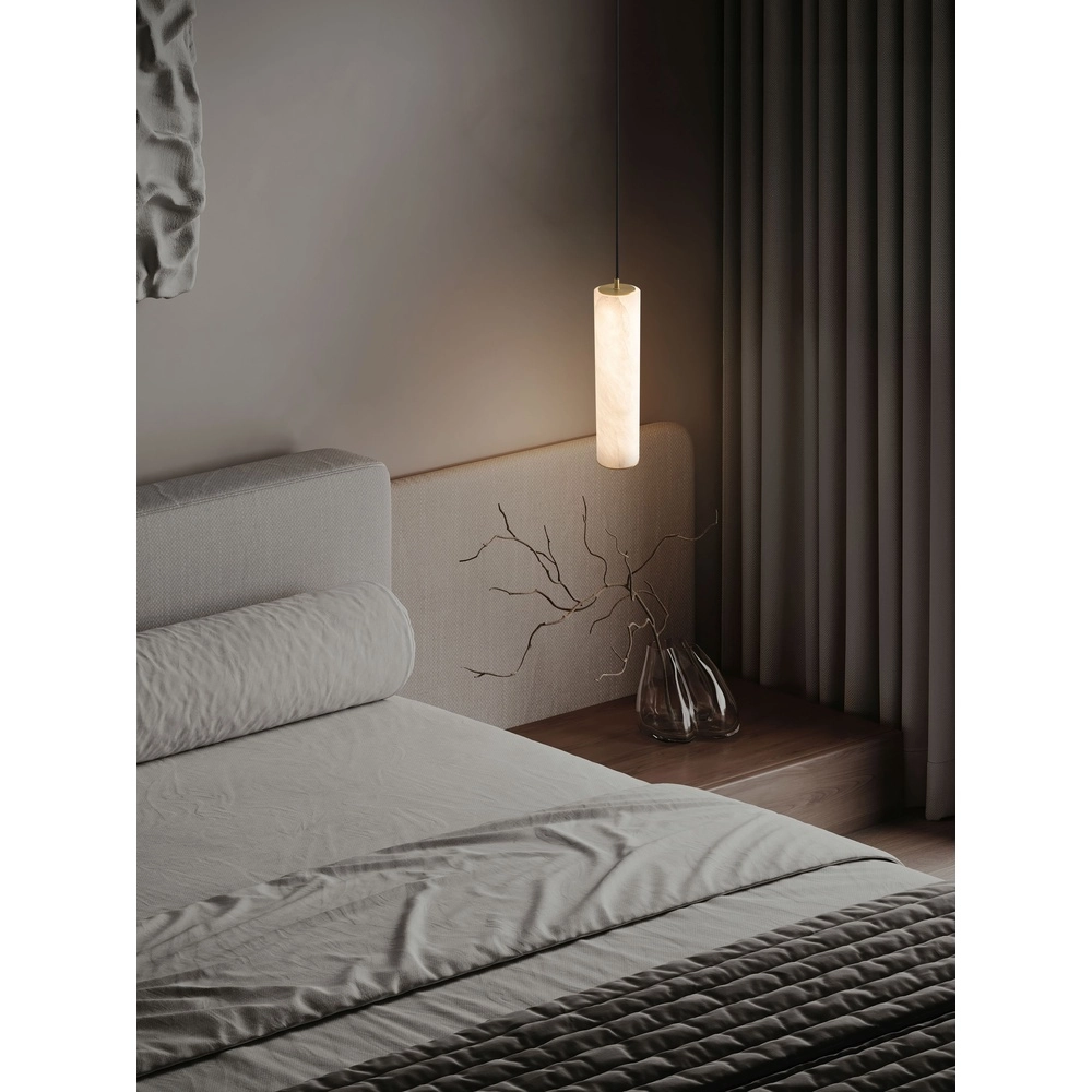 Hanglamp Diletto goud met wit