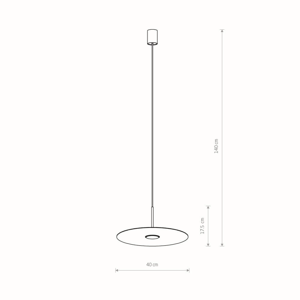 Hanglamp Simone groen Ø 40cm Lyora 5903139114134