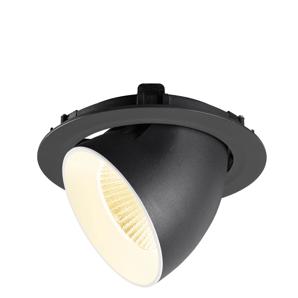 Inbouwspot Numinos Gimble XL zwart/wit 3000K - 20gr SLV 4024163308717