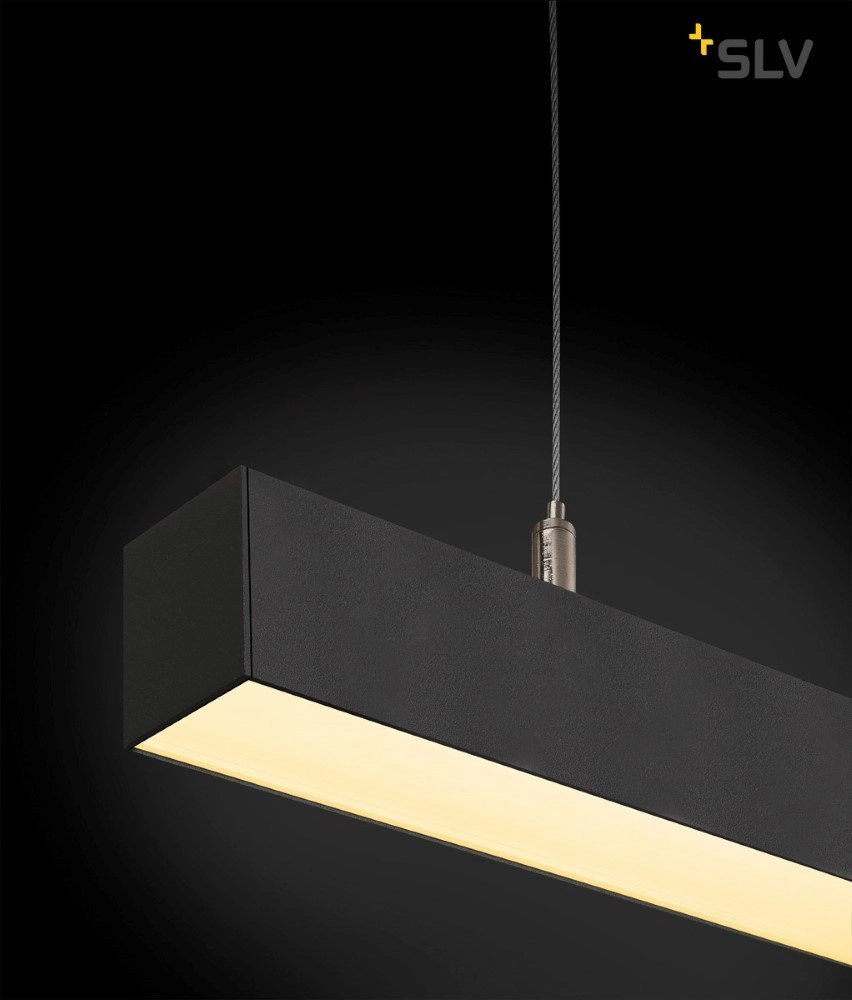 Led hanglamp Q-Line dimbaar 142cm zwart SLV 4024163196116