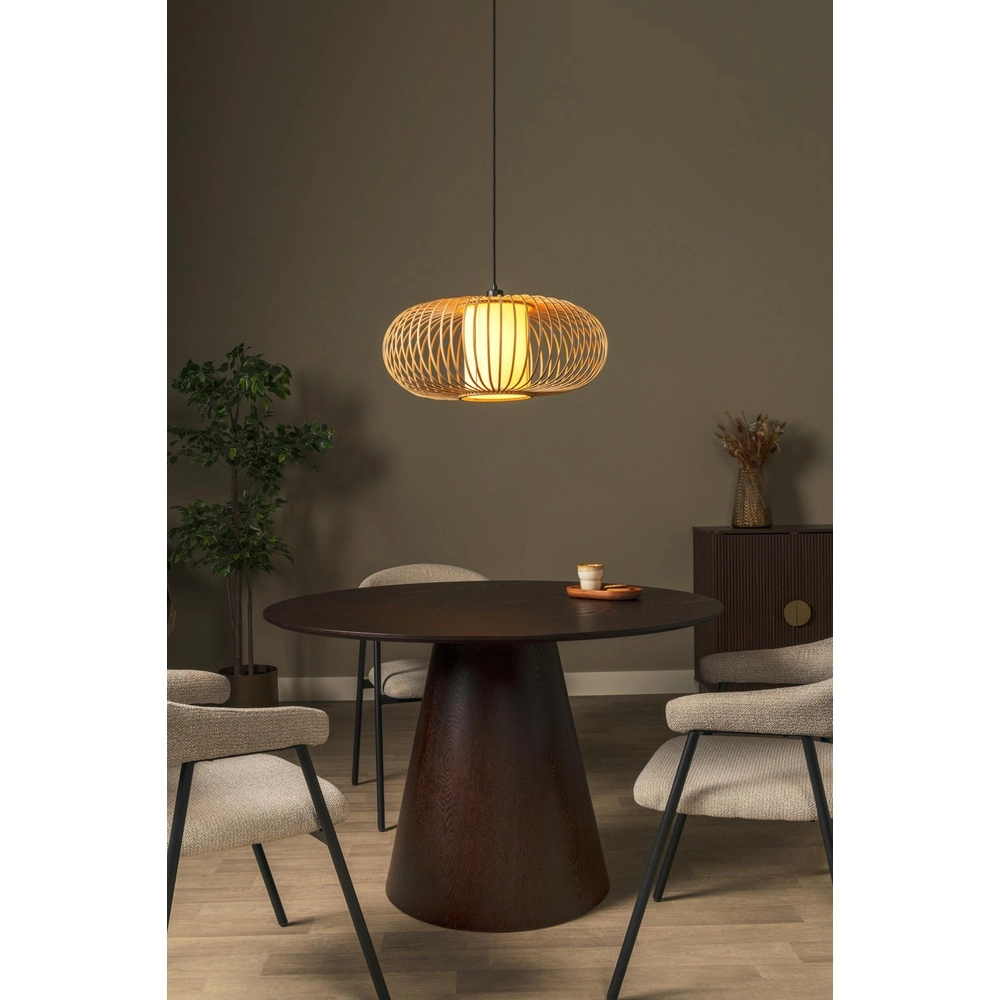 Hanglamp Thuline Ø 60cm houtlook Lucide 5411212051783