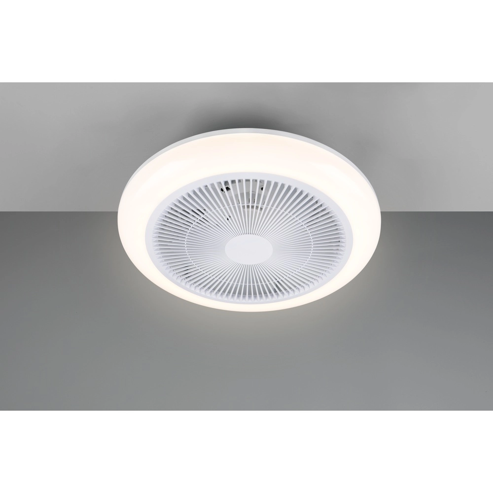 Design ventilator Holmsund wit Ø 46cm met RGB functie Trio 4017807688665