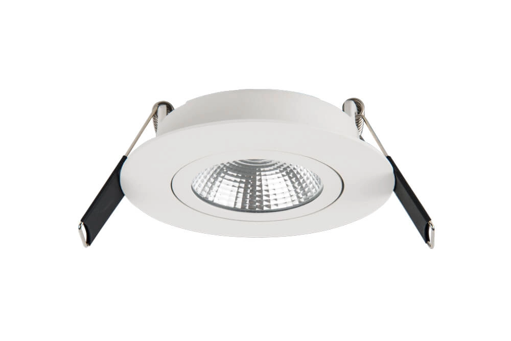 Platte inbouwspot Lux Slim 3000K - wit Lyora 5055788250036