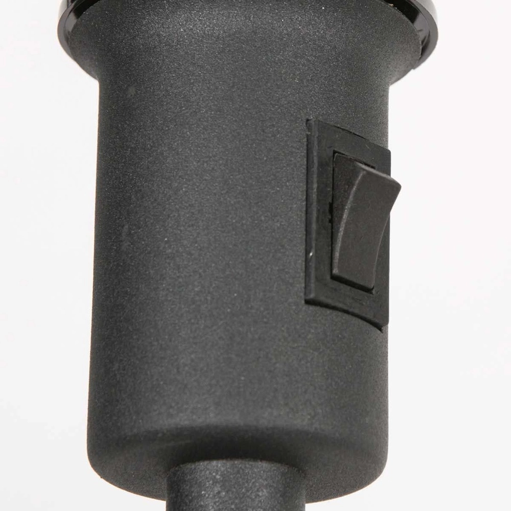 Zwarte vloerlamp Noor met zwarte kap Steinhauer 8712746182309