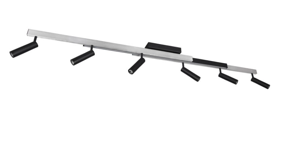 6-lichts led spot Zeno metaal met zwart Trio 4017807627305