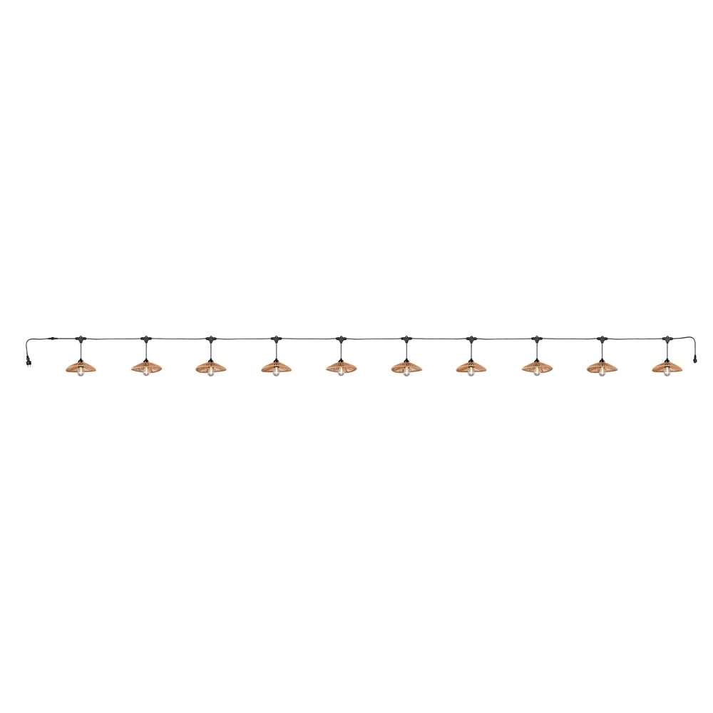 Lichtslinger Chain zwart met bruin 600cm Trio 4017807697612