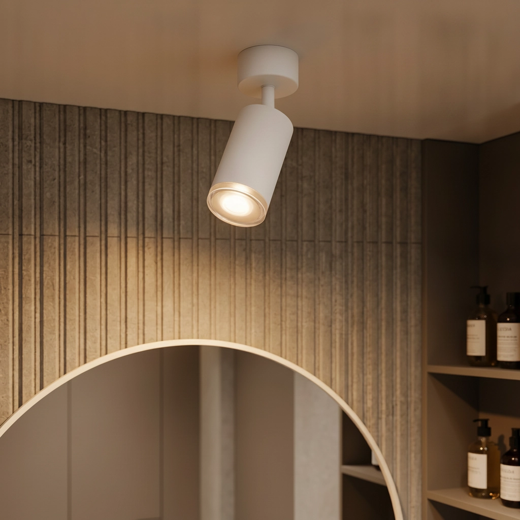 Opbouwspot Mao enkel wit