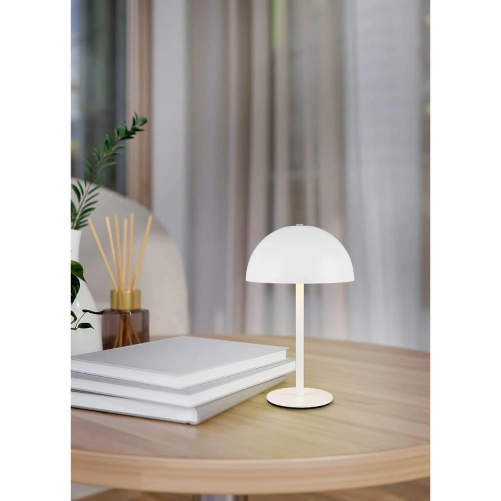 Tafellamp Munoz wit Ø 13cm Trio 4017807640847