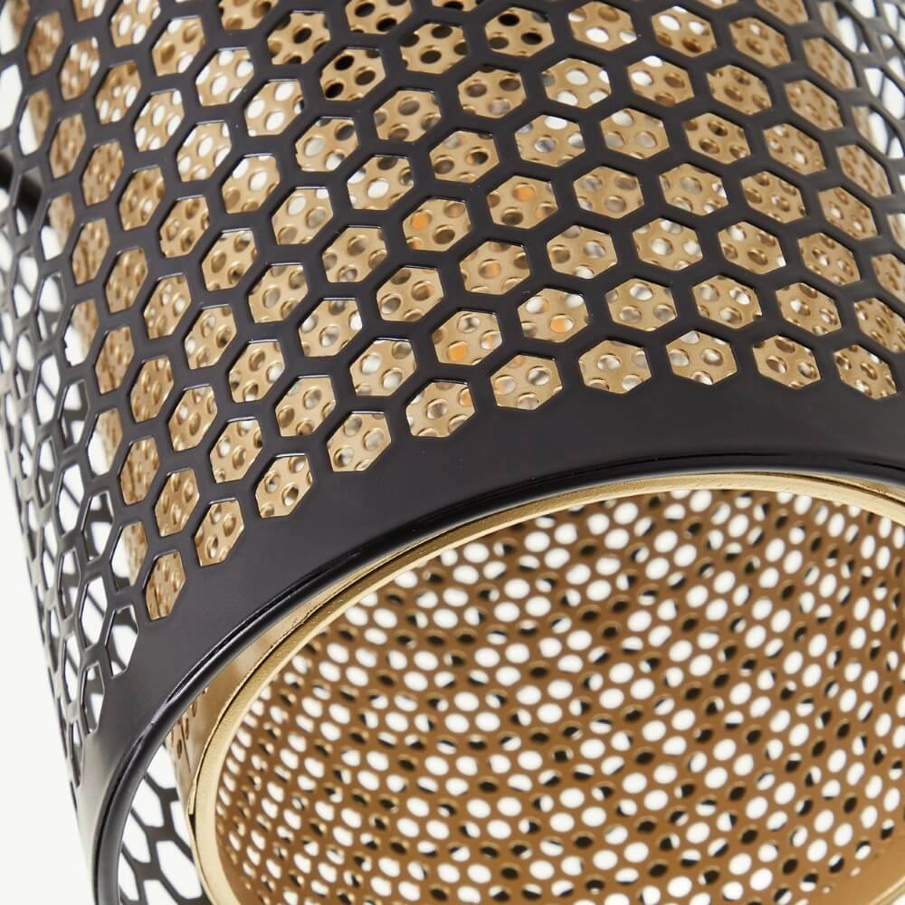 2-lichts plafondlamp Cheval zwart met goud Brilliant 4004353424199