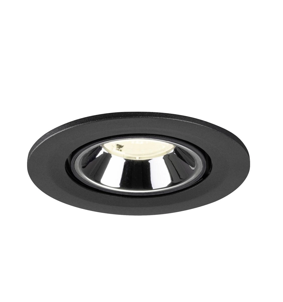 Inbouwspot Numinos Gimble S zwart/chroom 4000K - 40gr SLV 4024163313346
