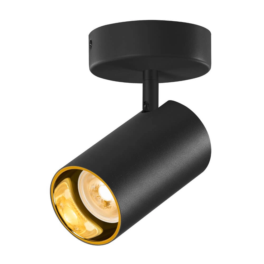 Opbouwspot Asto Tube zwart - 1x GU10 SLV 4024163266178