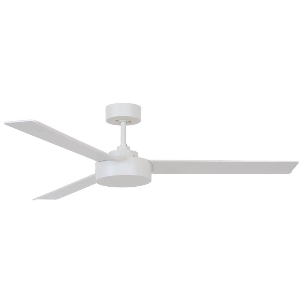 Strakke witte ventilator Lagoon Ø 132cm IP55