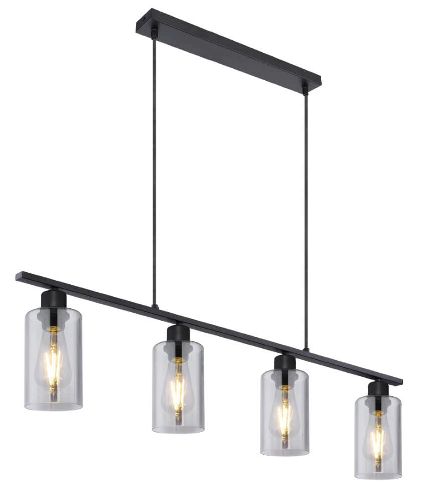 Hanglamp Hadera met smoke glas Globo 9007371411849
