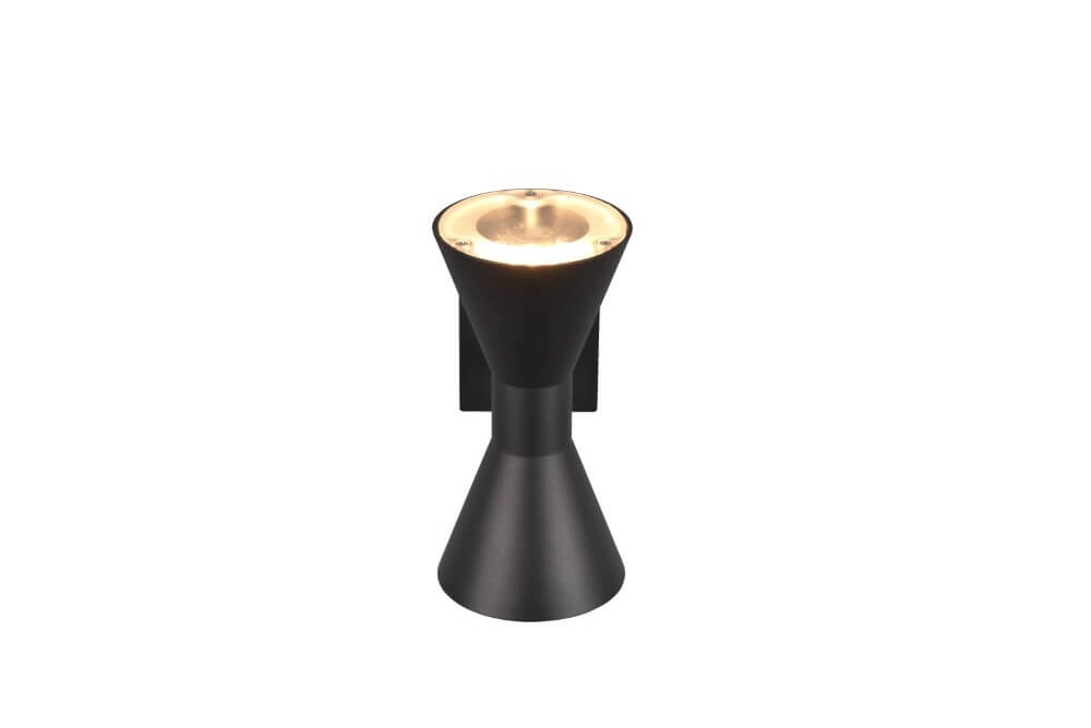 Wandlamp Ardas zwart Trio 4017807564044