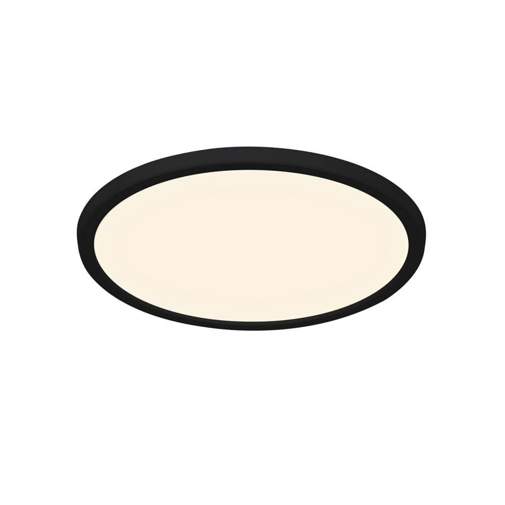 Plafonniere Oja zwart Ø 29,4cm - instelbaar - 15W