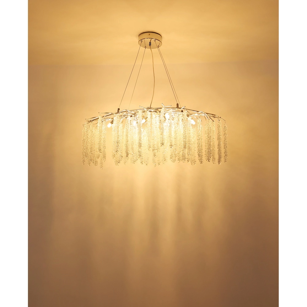 Hanglamp Laverne chroom ovaal Globo 9007371578153