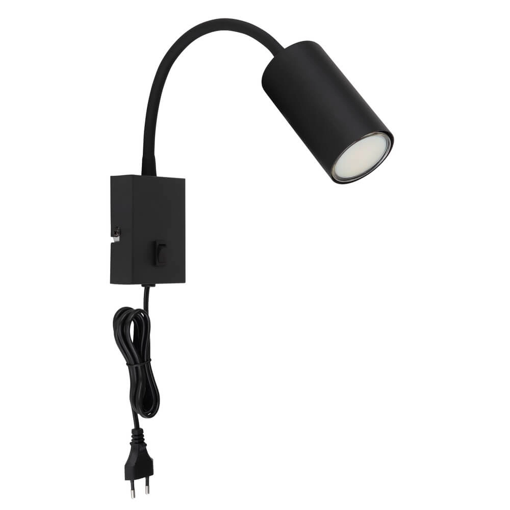 Zwarte wandlamp Robby Globo 9007371442560