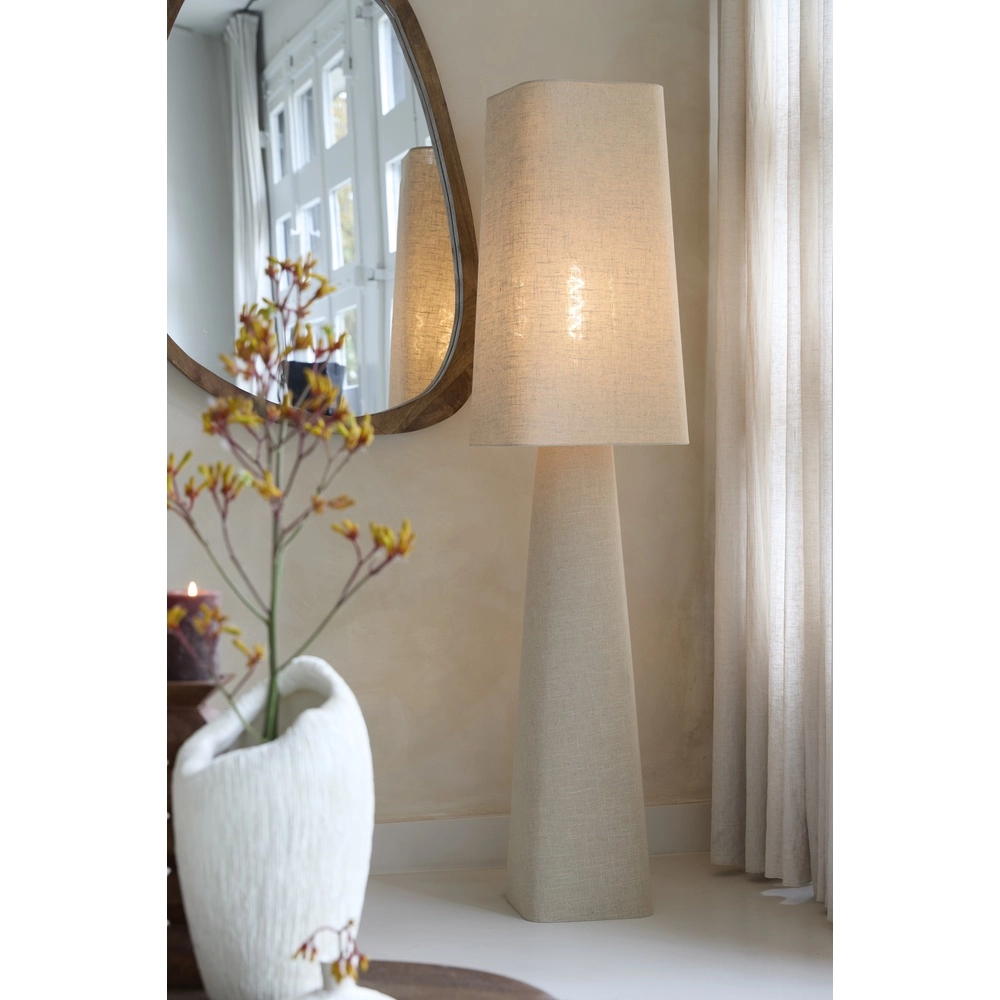 Linnen vloerlamp Mikko 176cm - naturel Light & Living 8717807758837