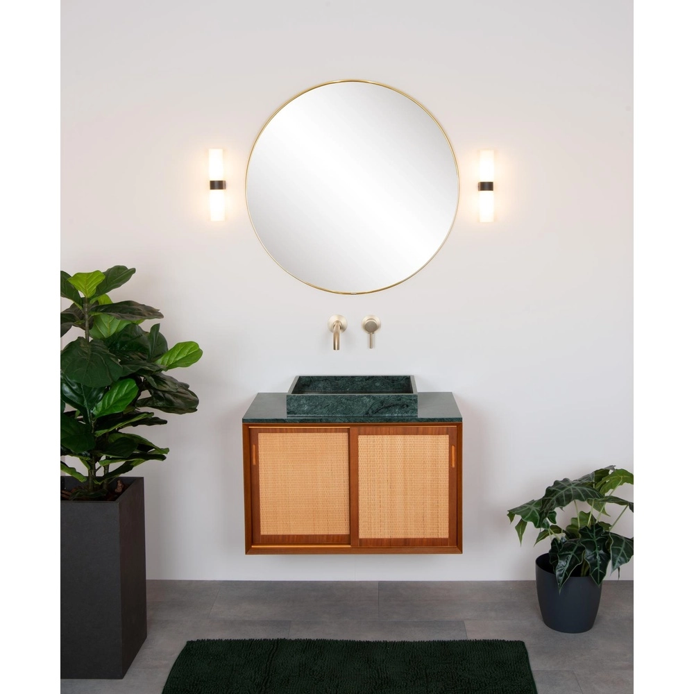 Design wandlamp Jesse dubbel IP44 geschikt voor badkamer Lucide 5411212040411